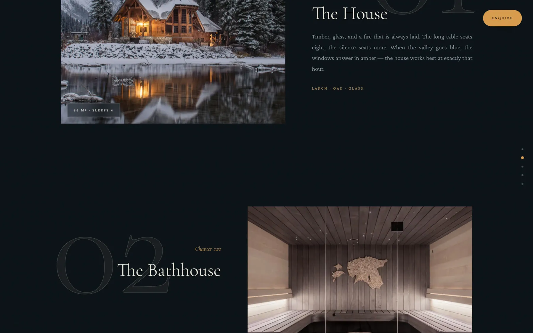 Vesper House — design detail